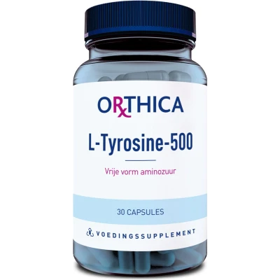 Afbeelding van 2x Orthica L Tyrosine 500 30 capsules