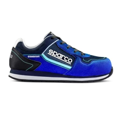 Afbeelding van Sparco GYMKHANA werkschoenen veiligheidsschoenen S1P SRC blauw lichtblauw