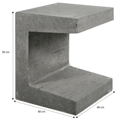 Afbeelding van Gardenlux U Element 40x40x50 Cm Grijs Perfect voor uw terras!
