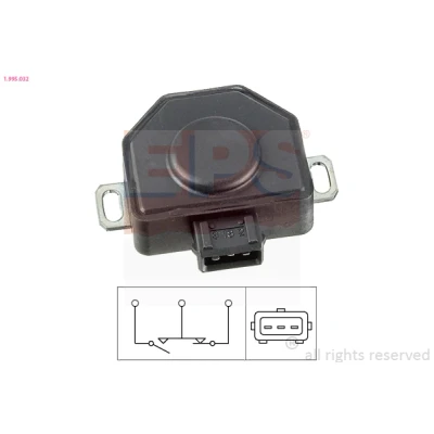 Afbeelding van Sensor, smoorkleppenverstelling EPS 1.995.032
