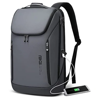 Afbeelding van BanGe Unisex 2517 Laptop Rugzak (pak van 1), Grijs (twee zakken), Medium(grey), Modieus