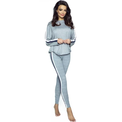 Afbeelding van Grijs gestreepte pyjama PIGEON