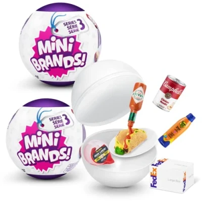 Afbeelding van Mini Brands Series 3 Surprise Capsule, Mystery Capsule Real Miniature Collectible Toy, (2 stuks)