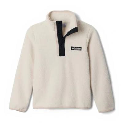 Afbeelding van Columbia Helvetia II HALF SNAP Unisex Fleece trui voor kinderen, Maat: 140/152, Chalk/black