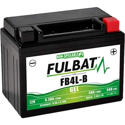 Afbeelding van Fulbat Accu FB4L B Gel SLA 12V 5Ah (Onderhoudsvrij)