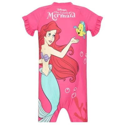 Afbeelding van Disney Zwempak Voor Meisjes Prinses Ariel Eendelig Badpak De Kleine Zeemeermin Kostuum Roze 128