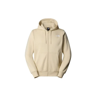 Afbeelding van The North Face Simple DOME Sweater met rits, Heren, Maat: Small, Gravel