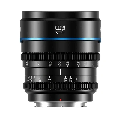 Afbeelding van SIRUI Nachtwandelaar 16 mm T1.2 S35 groothoek Cine lens, groot diafragma handmatige focus lens (MS16X B, X mount, zwart)