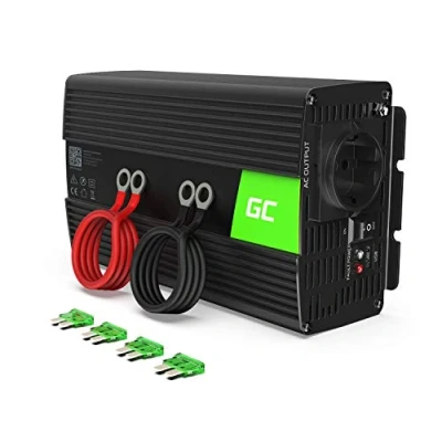 Afbeelding van Green Cell® 1000W/2000W Zuivere sinusgolf Omvormer 24V naar 230V Spanningsomvormer Stroomomvormer Power Inverter Converter voor auto, directe aansluiting op de autobatterij