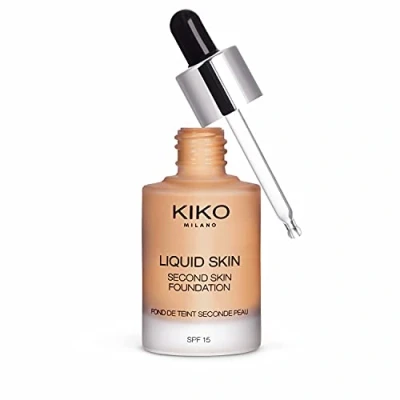 Afbeelding van KIKO Milano Liquid SKIN Second Foundation Foundation, Dames, Maat: 30 ml, 100 neutral gold