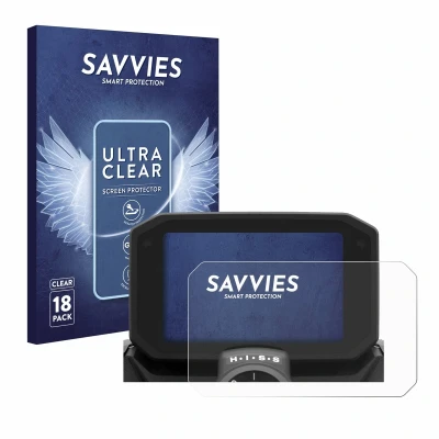 Afbeelding van Savvies Screenprotector voor Honda Hornet CB 750 (2025) Folie Beschermfolie transparant (18 Stuks)