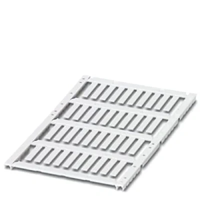 Afbeelding van Phoenix Contact 0801462 UCT WMT (18X4) Adermarkering Montagemethode: Schuiven Markeringsvlak: 18 x 4 mm Wit Aantal markeringen: 400 10 stuk(s)
