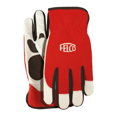 Afbeelding van Felco 702 Werkhandschoenen Ro/wi Koeienleder maat M