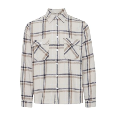 Afbeelding van Blend Bhshirt Overhemd, Heren, Maat: Medium, Pumice stone