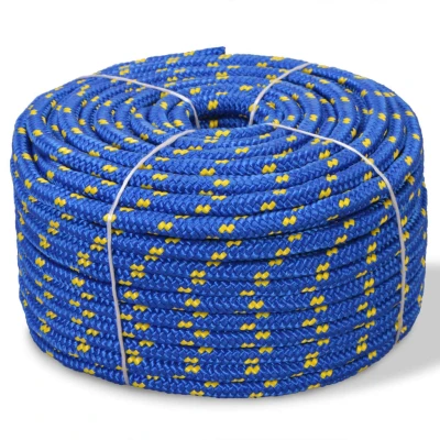 Afbeelding van vidaXL Boot touw 14 mm 50 m polypropyleen blauw