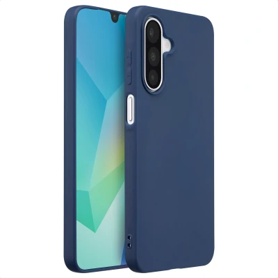 Afbeelding van Samsung Galaxy A26 Hoesje Siliconen en TPU (zacht) imoshion Backcover/Softcase Donkerblauw Telefoonhoesje