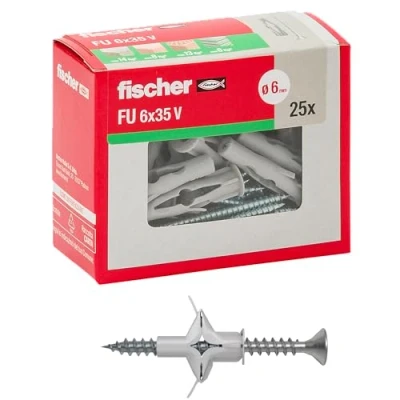 Afbeelding van Fischer pluggen voor 25 6x35 mm Grijs