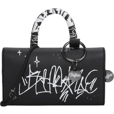 Afbeelding van Buffalo ON String Handtas, Dames, Maat: One Size, Graffiti