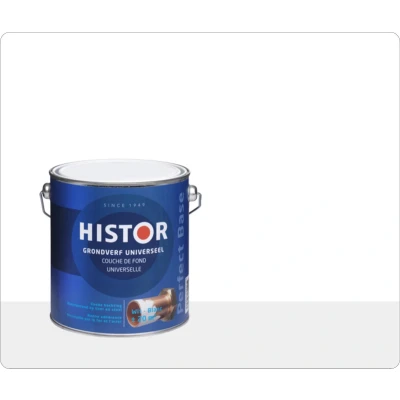 Afbeelding van histor perfect base grondverf universeel wit 2.5 ltr
