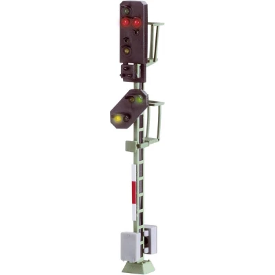 Afbeelding van Viessmann Modelltechnik 4016A H0 Lichtsein Met voorsein Uitrijsein Bouwpakket DB
