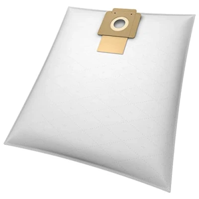 Afbeelding van McFilter 10 stofzuigerzakken geschikt voor Kärcher T 10/1, 12/1, 6.904 315.0 vormstabiele kartonnen afdekschijf met stofafdichting vlies 3 laags