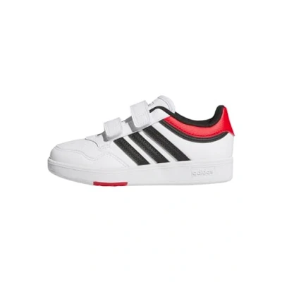Afbeelding van adidas Uniseks Kind HOOPS 4.0 SHOES, ftwr white/core black/better scarlet, 34 EU