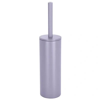 Afbeelding van Spirella Luxe Toiletborstel in houder Cannes lila paars metaal 40 x 9 cm met binnenbak Toiletborstels