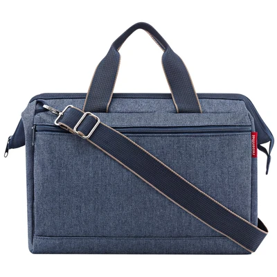 Afbeelding van Reisenthel Allrounder S Weekendtas, Dames, Maat: One Size, Herringbone dark blue