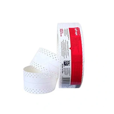 Afbeelding van STRAIT FLEX TUFF TAPE gipsplaten randbescherming hoekrail gipsplaat voegenband plakband voor het verbinden van GK platen 30 m