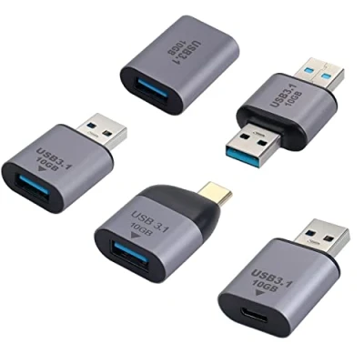 Afbeelding van XMSJSIY 10Gbps USB C naar 3.0 Adapter, Mannelijk Mannelijk/Vrouwelijk Type Vrouwelijk Mannelijk/Vrouwelijk, A Vrouwelijk,