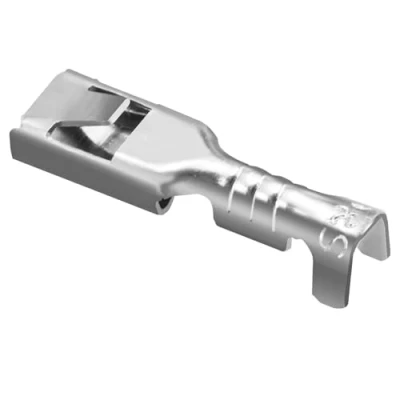 Afbeelding van Heschen vrouwelijke spade snelle splice krimp terminals 2.8mm connector niet geïsoleerd 100 st
