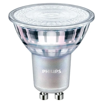 Afbeelding van Philips LED lamp Master LEDspot Value D 3.7 35W GU10 930 36D, wit zwart grijs