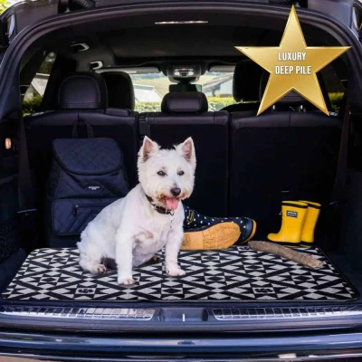 Afbeelding van Pet Rebellion kofferbakmat Boot Mate Victorian Tile 67 x 100 CM Tapijt Deurmat Droogloopmat Schoonloopmat Anti Slip Machine Wasbaar