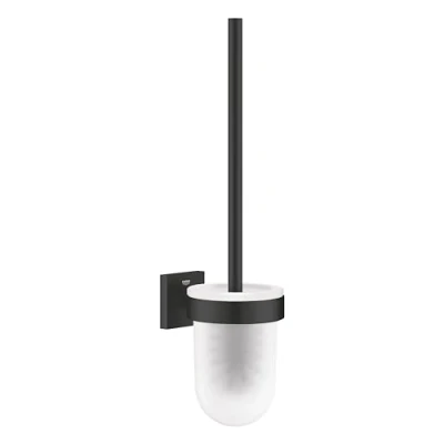 Afbeelding van Grohe start cube toiletborstelset matte black 409772430