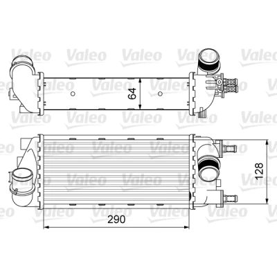 Afbeelding van Valeo Interkoeler 818585