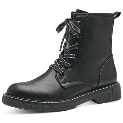 Afbeelding van MARCO TOZZI dames 2 25282 41 Platte laars, zwart/wit, 39 EU