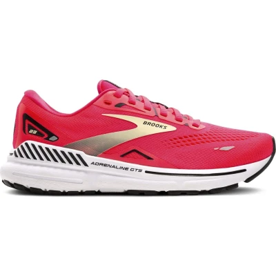 Afbeelding van Brooks GTS 23 Stabiliteit hardloopschoenen, Dames, Maat: 38, Diva pink yellow black Textiel