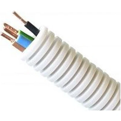 Afbeelding van Preflex flexibele buis 5/8 (16mm) met 3x2,5 mm2 + 1x1,5 VD draad, rol 50 meter