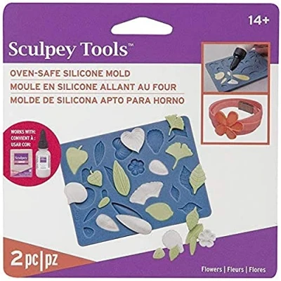 Afbeelding van Boetseermal flowers Sculpey