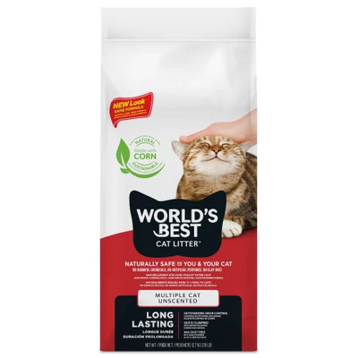 Afbeelding van World&#039;s Best Kattenbakvulling Multiple Cat 12.70 kg