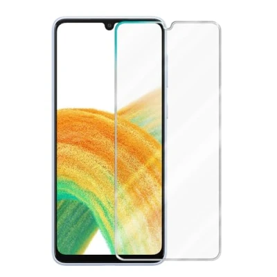 Afbeelding van Cadorabo 3x Screenprotector geschikt voor Samsung A33 Beschermende Pantser Film in Getemperd (Tempered) Display beschermend glas 9H hardheid met 3D Touch