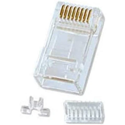 Afbeelding van Lindy RJ 45 connectorstekker voor RJ45 (10 stuks) transparant