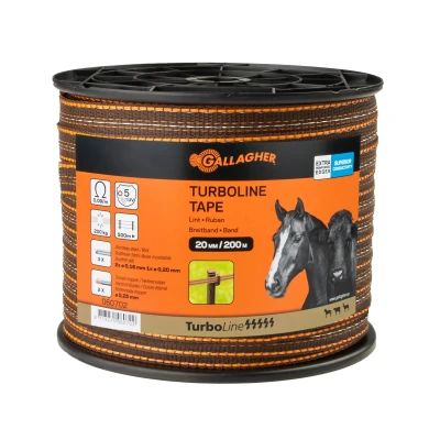 Afbeelding van TurboLine schriklint 20mm terra, 200m, Gallagher Geschikt voor Veehouderij