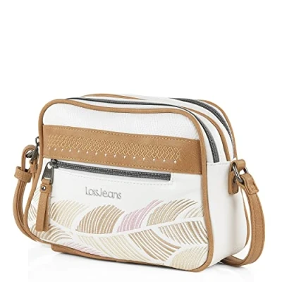 Afbeelding van Lois Bandolera Bag Vrouw Kleine Merk Tas Tassen Canvas/PU Dagelijks Gebruik Casual, Wit, Taille unique,