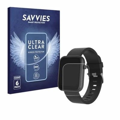 Afbeelding van Savvies (6 Stuks) Schermbeschermer voor Denver SW 182 Screen Protector Ultra Transparant