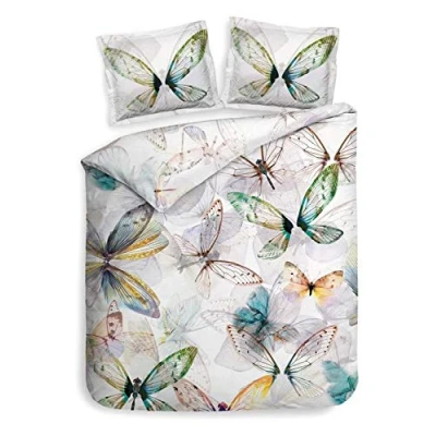 Afbeelding van Heckett &amp; Lane Resita Dekbedovertrek Eenpersoons 140x200/220 cm + 1 kussensloop 60x70 Multi kleur