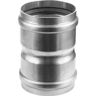 Afbeelding van Burgerhout Alu fix verbindingsstuk dikw.alum. Ø 100 mm mof/mof