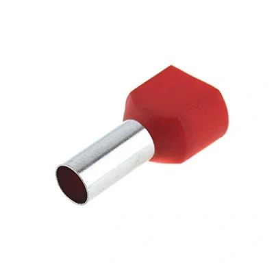Afbeelding van SeKi 14225 Twin adereindhulzen 2x10,0mm², rood, 100 stk. adereindhulzen, 10mm²