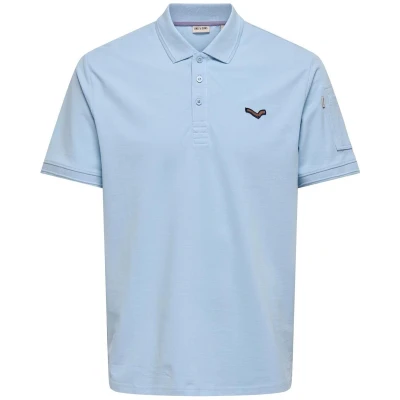 Afbeelding van ONLY &amp; SONS regular polo blauw