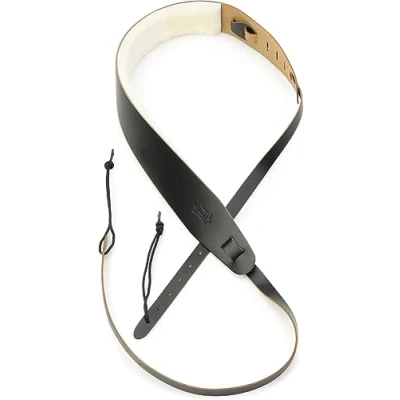Afbeelding van Levy&#039;s PM14 BLK Lederen Banjo Cradle Zwart